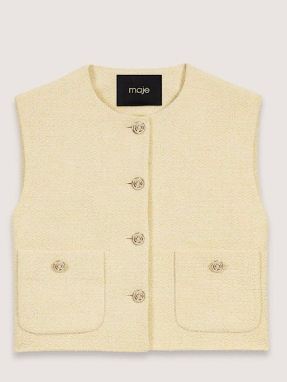 NWT Maje Tweed Cropped Jacket